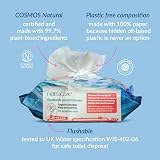 Natracare Safe to Flush Moist Tissues 30 Wipes Pack of 16 Plastic Free view 2