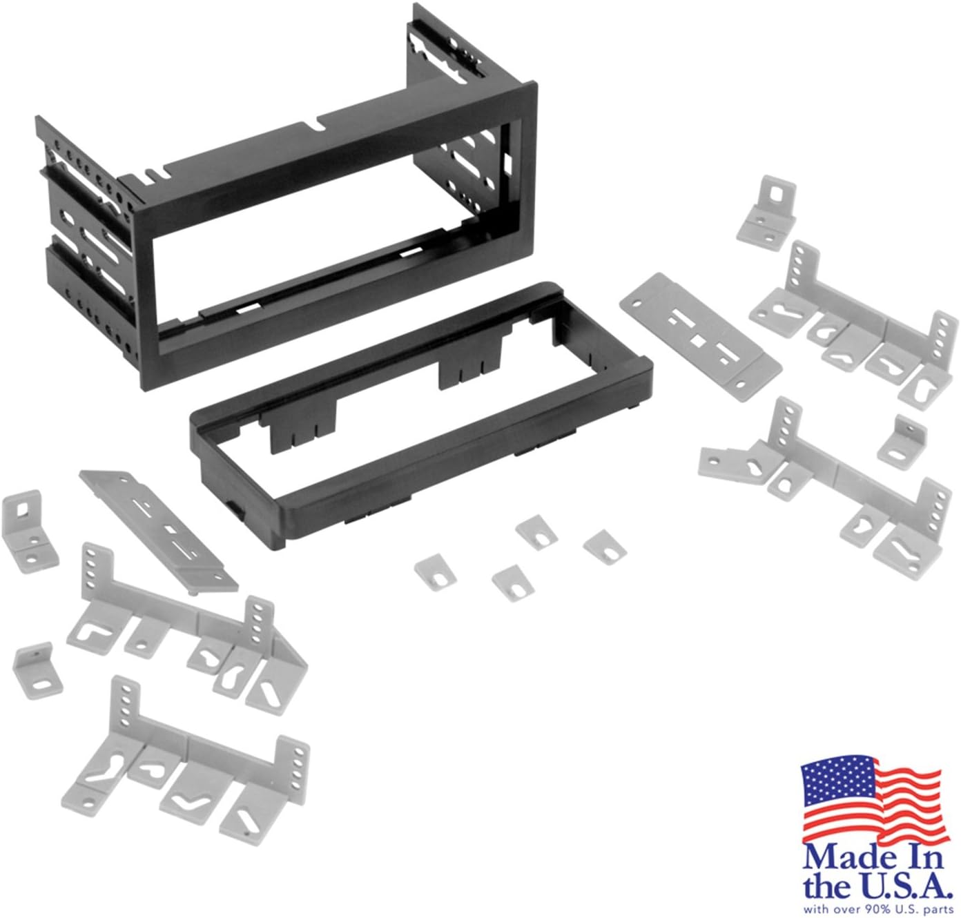 Scosche GM1500B Compatible with 1982-05 GM Multi-Dash Kit Black w/Universal Brackets & 5/8" Snap-in Extension Included: Car Electronics