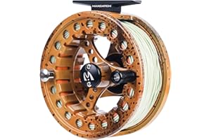 M MAXIMUMCATCH Maxcatch ECO Large Arbor Fly Fishing Reel (3/4wt 5/6wt 7/8wt) and Pre-Loaded Fly Reel with Line Combo