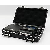 Rugged Protective Carrying Case for Game Boy Advance SP with Removable Flexible TPU Cushion, Foam and O-ring for Full System Protection