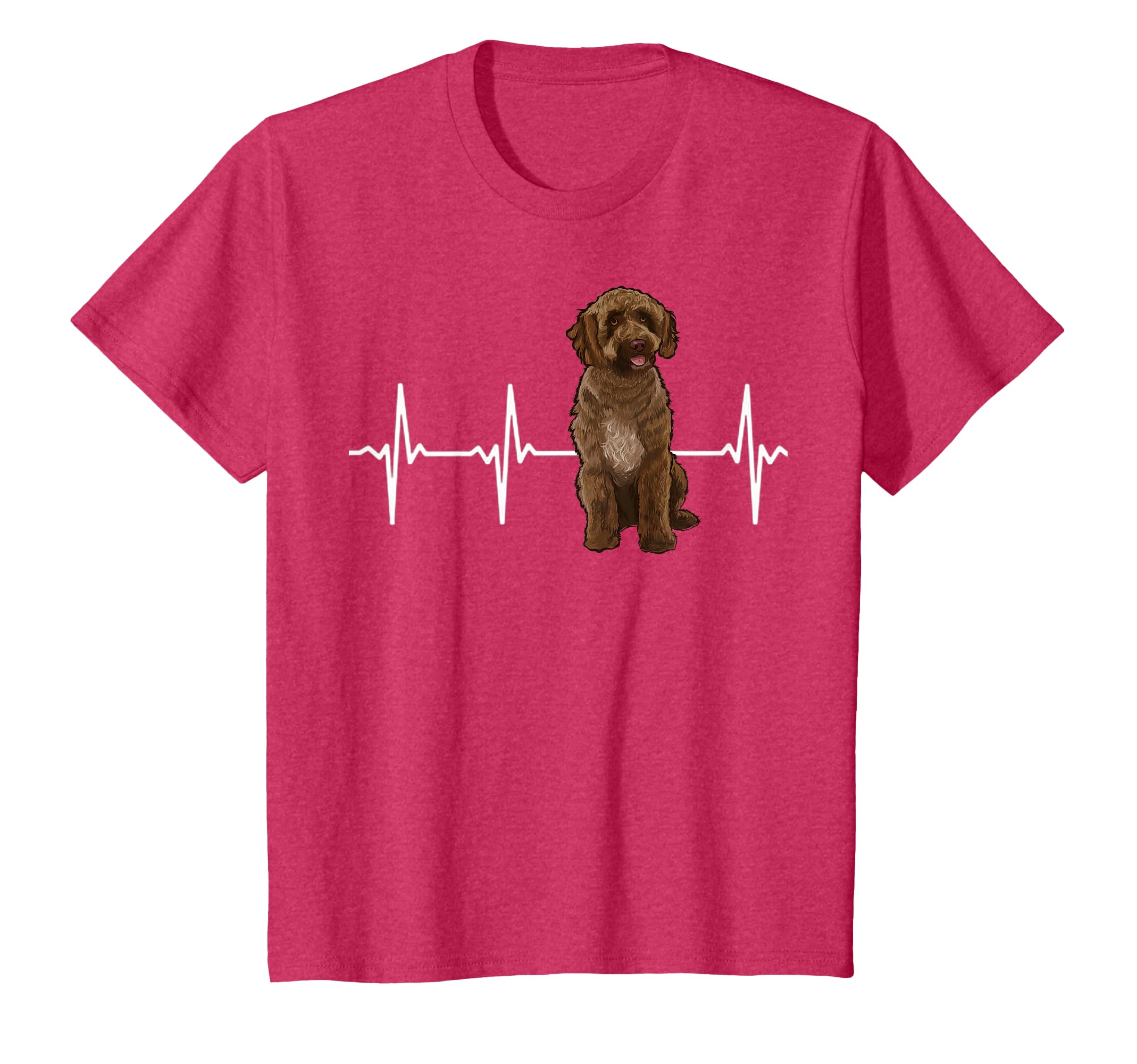 Spanish Water Dog Heartbeat Dog Lover T-Shirt