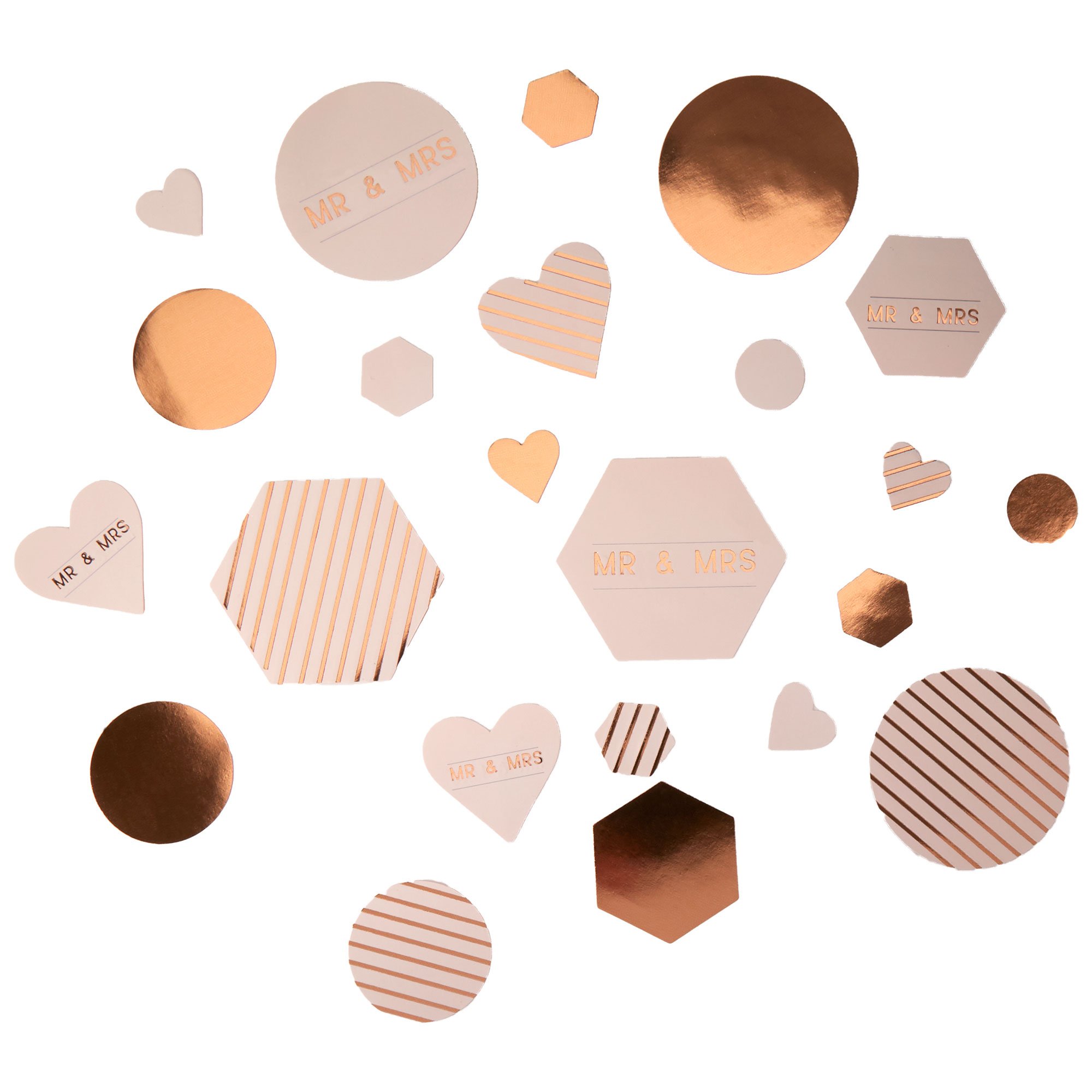 Neviti - Geo Blush - Table Scatter Confetti