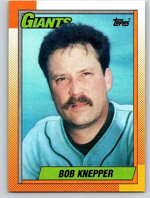 Amazon 1990 Topps 104 Bob Knepper Mint Baseball MLB Giants 