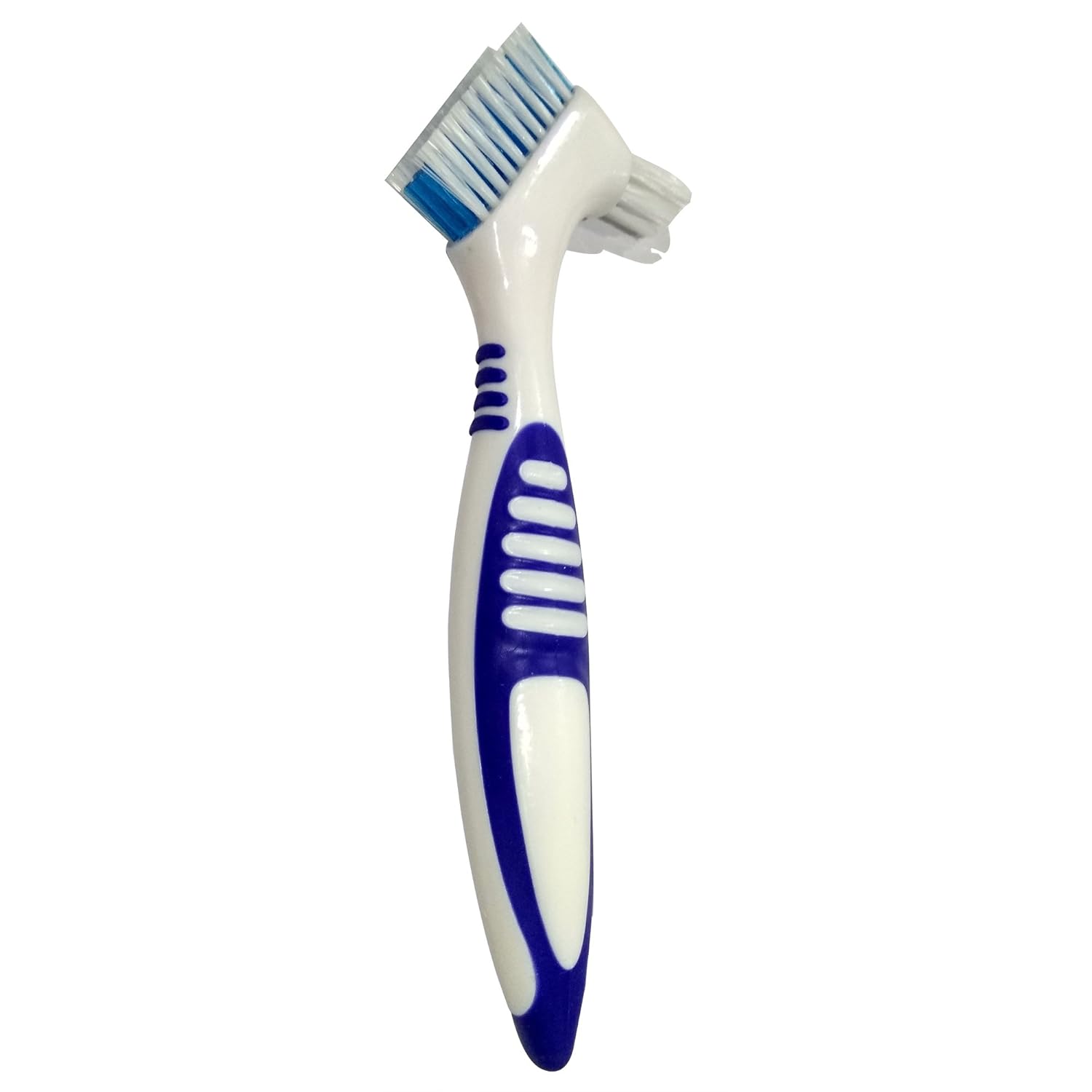 Gus Craft 2-Pack Denture Cleaning Brush Set- Premium Hygiene Denture Cleaner Set for Denture Care- Top Denture Cleanser Tool w/Multi-Layered Bristles & Ergonomic Rubber Handle (Green and Purple): Health & Personal Care