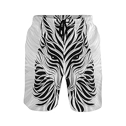 Men's Summer Cool Swim Trunks Quick Dry Abstract