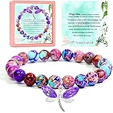 SODLYUE Dragonfly Bracelet for Women, Inspirational Gifts, Dragonfly Charm Jewelry Gifts for Mom, Wife,friend, Granddaughter