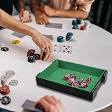 SIQUK Magnetic Folding Dice Tray Rectangle Dice Rolling Tray view 6