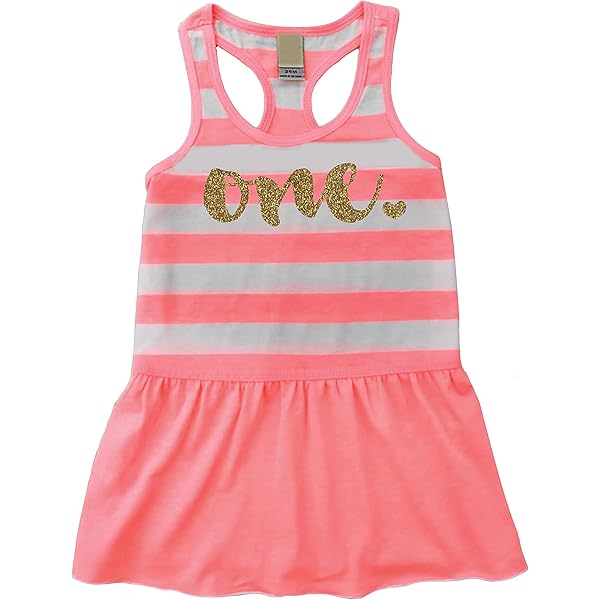 Vestido Aniversário Menina Wild One - 1 Ano Coral