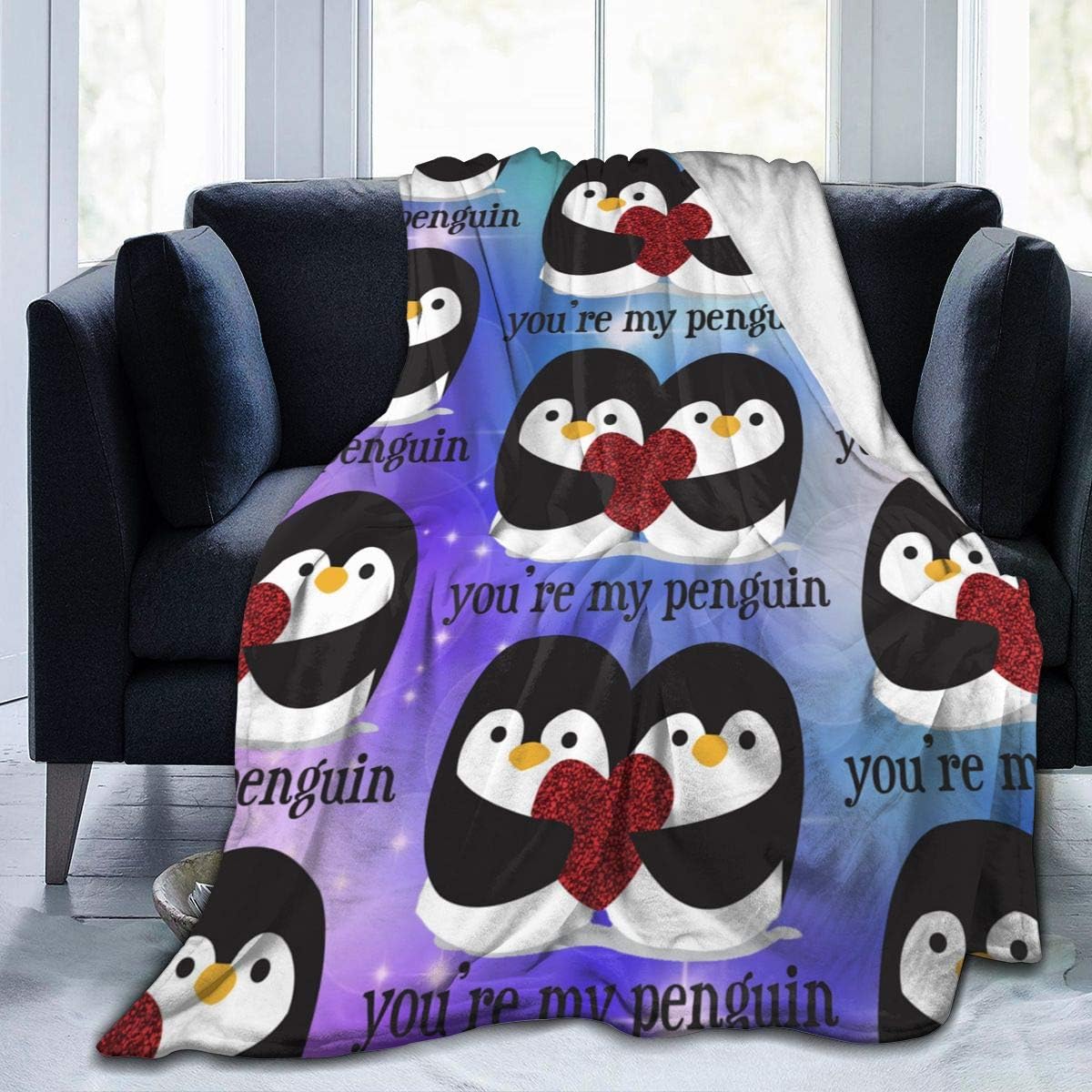 You're My Penguin Fleece Blanket Throw UltraSoft Micro