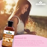 Natures Aid Sweet Almond Oil 150ml 100% Pure Vegan Skin Moisturising view 2