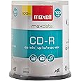 Maxell Cd-R Discs, 700 Mb/80 Min, 48x, Spindle, Silver, 100/pack