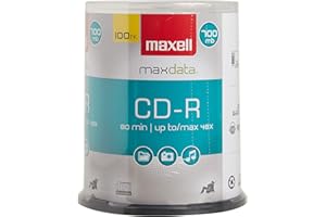 Maxell 100-Pack 700 MB 80 Min CDR 648200