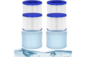 Hot Tub Replacement Filter Cartridges, for Inflatable Hot Tubs & Massage Pools, Screw-in Hot Tub Filter, Compatible with All 