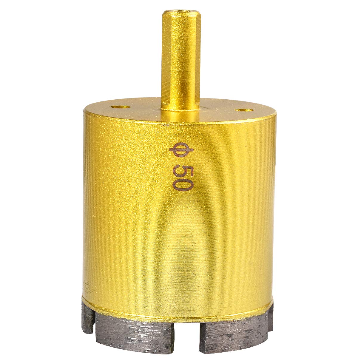 KATUR 50mm Dia Diamond Hole Saw Diamond Core Drill Bit, Masonry Hole Saw Porcelain Tile Hole Cutter for Marble, Glass, Slate, Ceramic, Granite, Quartz Gemstone