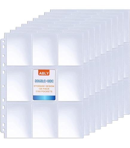 Amazon.com : 80 Pack 640 Pockets 2.5x3.5 Trading Card Sleeves,A5 Binder 4  Pocket Card Sleeves,Double-Sided 4 Pocket 6.1x7.6 Page Protector,Ultra-Clear  Game Card Sheets for A5 Mini 3 Ring Binder : Office Products