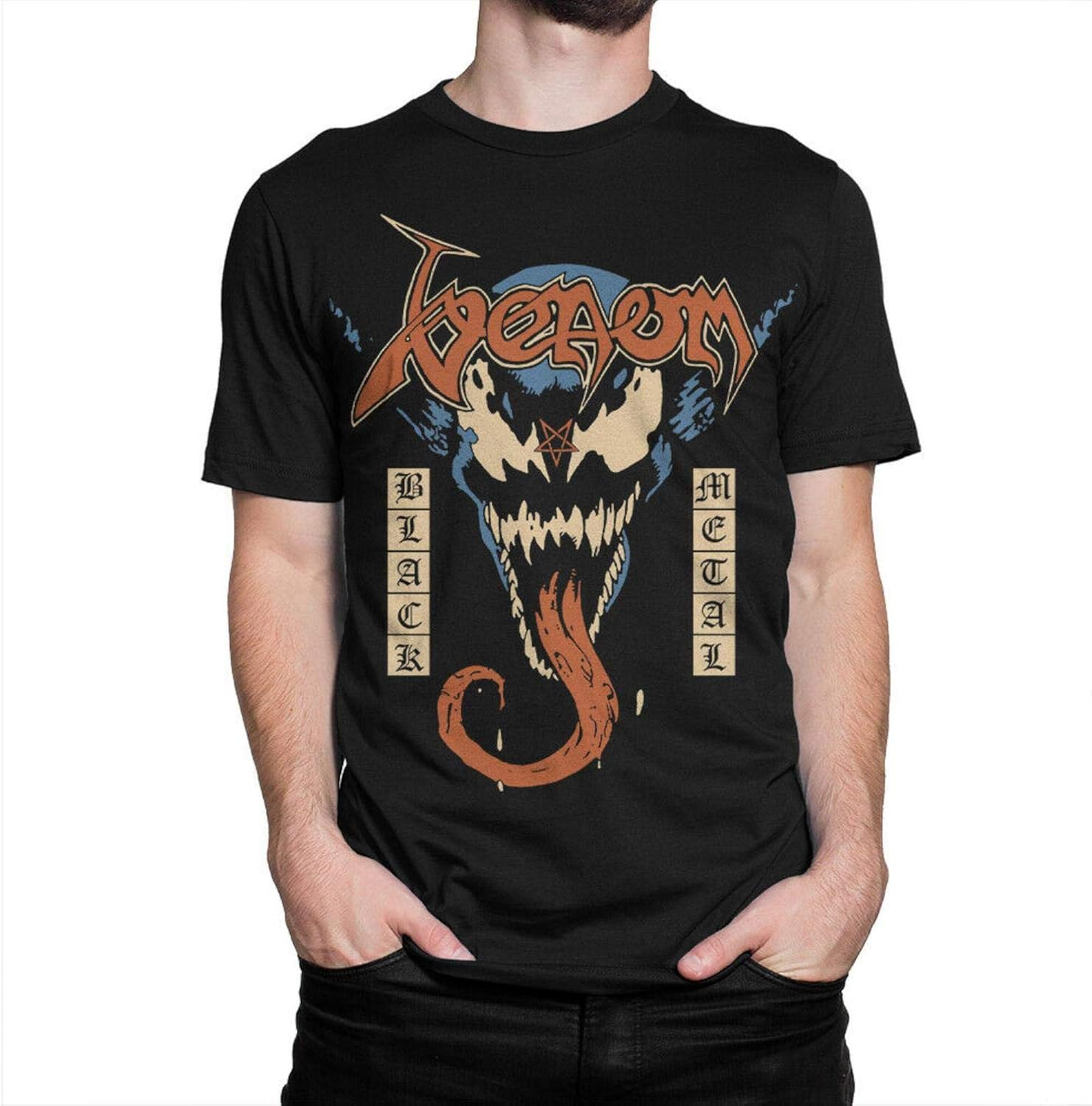Venom Awesome Black Metal TShirt, We are Venom Tee, Men's Women's, SMen Amazon.co.uk Clothing