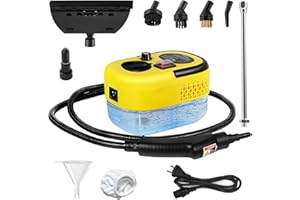 MOVATEK Handheld Steam Cleaner 1200ml High-Pressure with Large Tank for Floors, Cars, Upholstery & Grout Cleaning