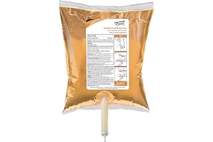 Kutol Health Guard 21538 Antibacterial Hand Soap, 800 ml Boxless Bag-in-Box, Amber with Citrus Spice Scent (Pack of 6)