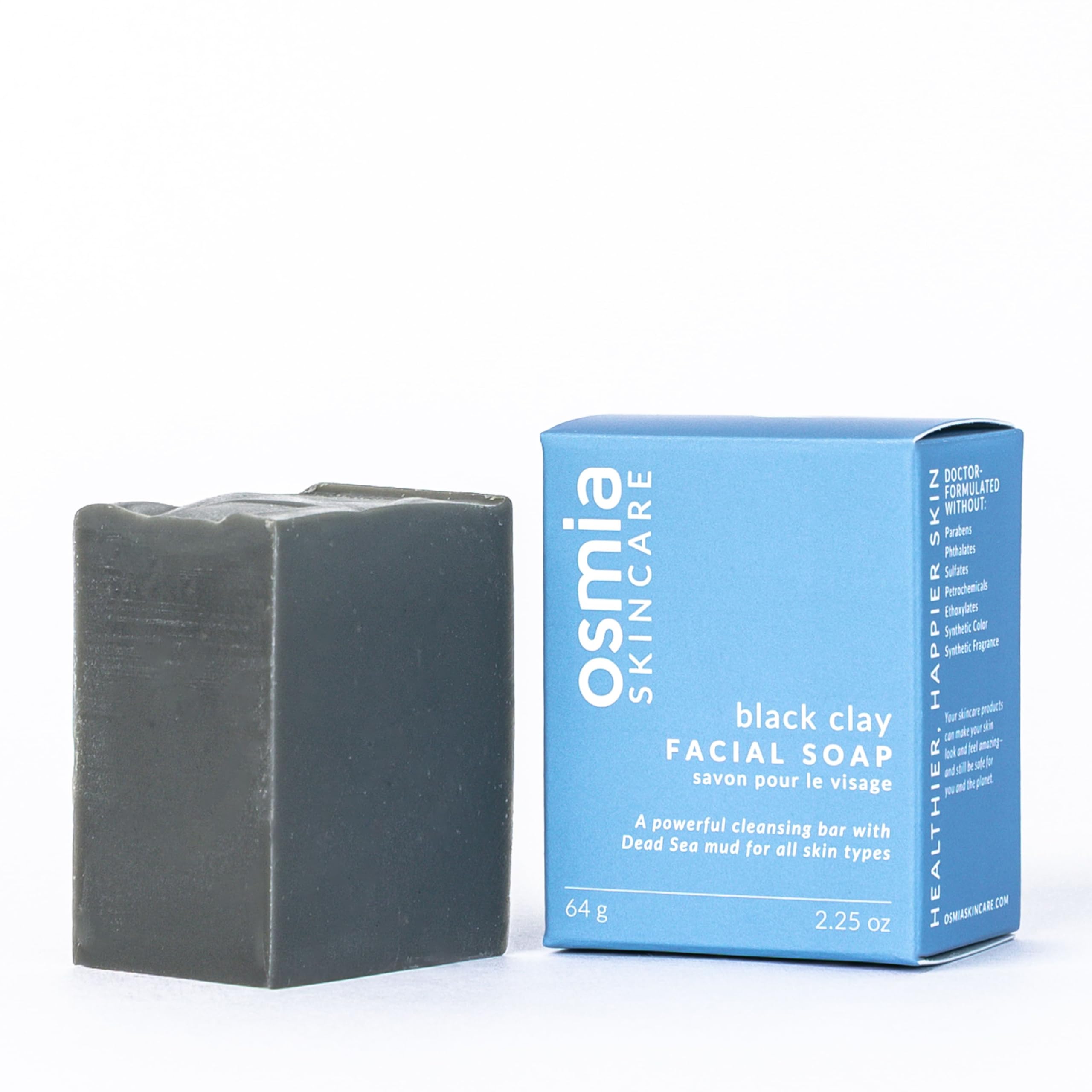 Osmia Organics Black Clay Facial Soap by Osmia Organics