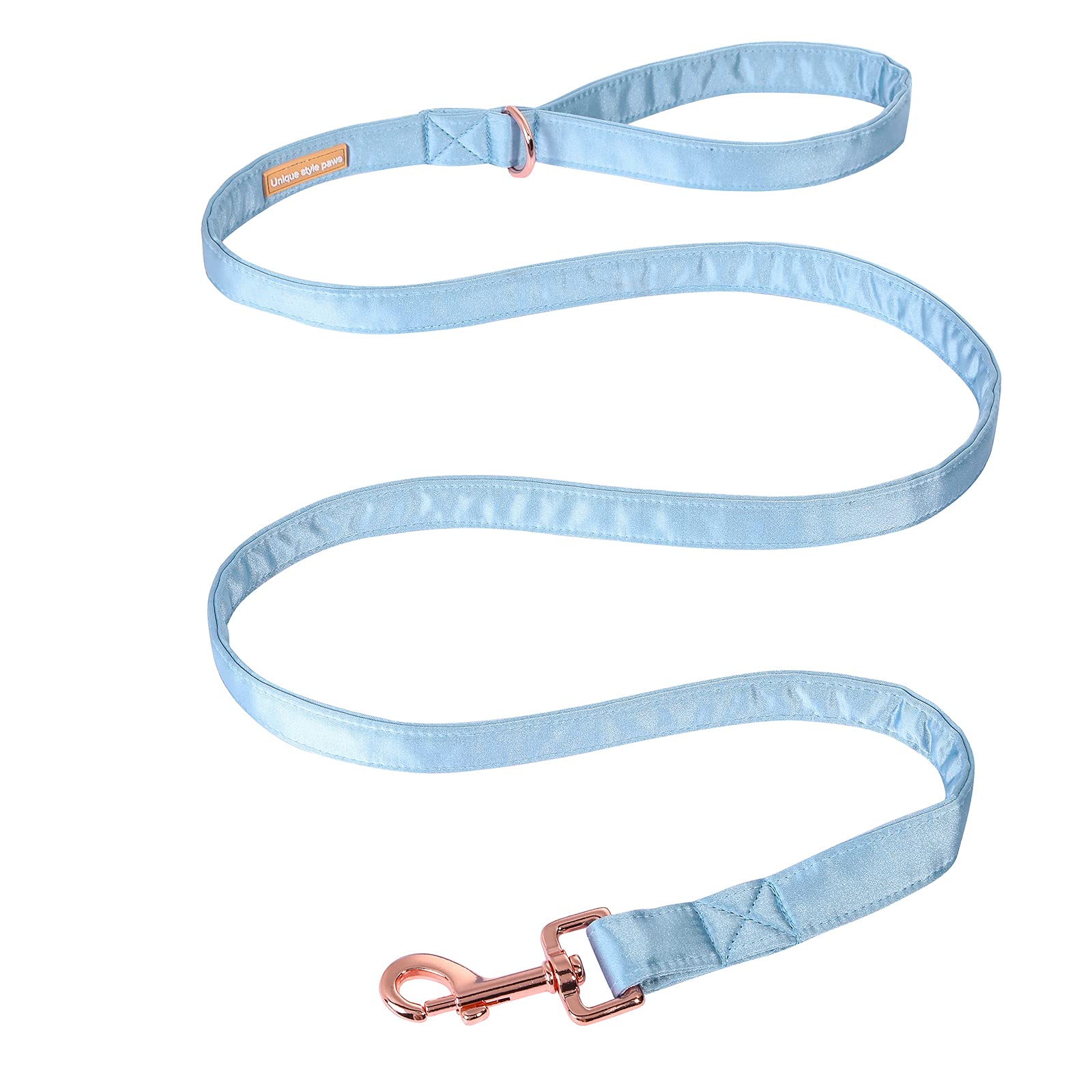 Unique style paws Silk Dog Lead Heavy Duty Dog Leashes with Welded D-Ring Comfortable Grip for Small Medium Dogs