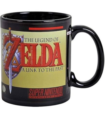 Pyramid International The Legend Of Zelda - Taza De Café De Cerámica De 11 Onzas, Tazas Y Tazas De Café Para Mujeres Y Hombres, Producto Oficial