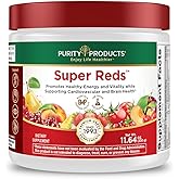 Purity Products Super Reds Powder Phytonutrient Superfood Drink Mix w/FloraGLO Lutein - Phytonutrient Blend containing Polyphenols, Antioxidants & More - 330 Grams - 30 Day Supply