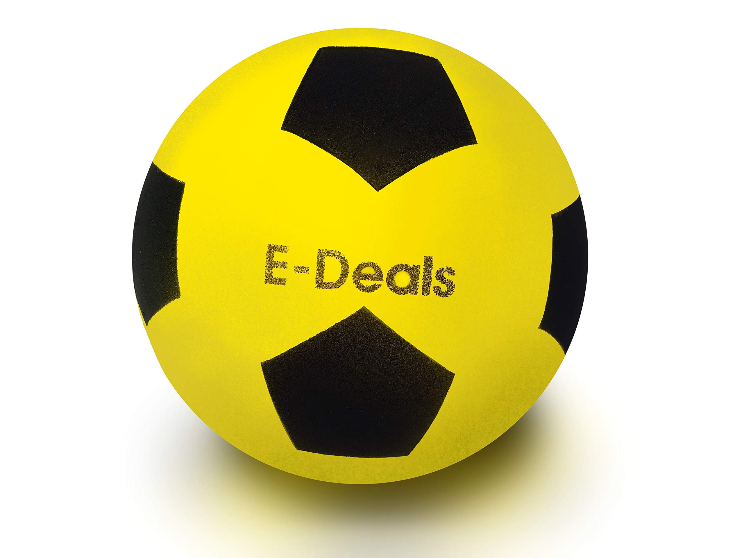 E-Deals 17.5cm Soft Foam Football - Pack of 1 Yellow
