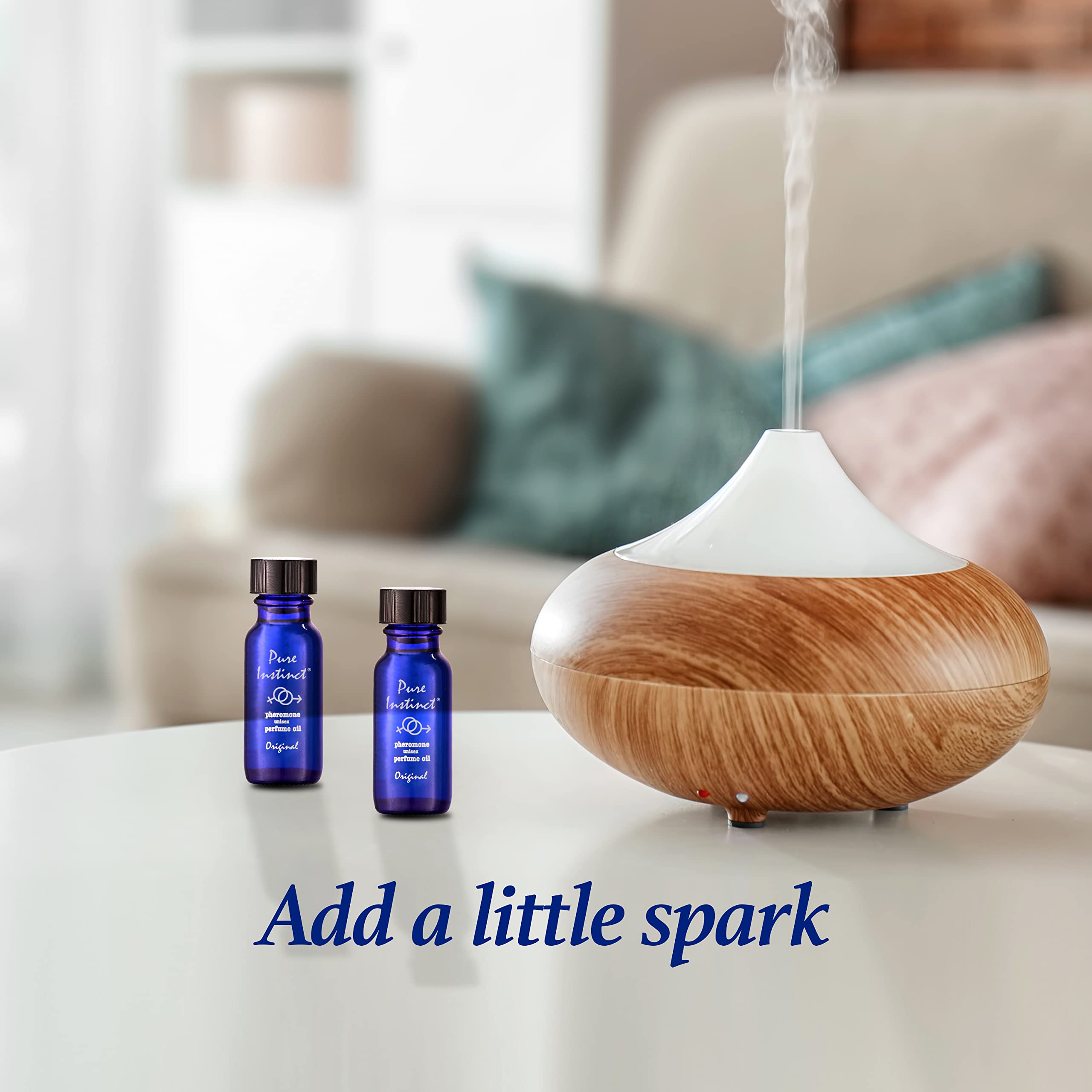 Pure Instinct (2-Pack - The Original Pheromone Infused Essential Oil Perfume Cologne - Unisex For Men and Women - TSA Ready