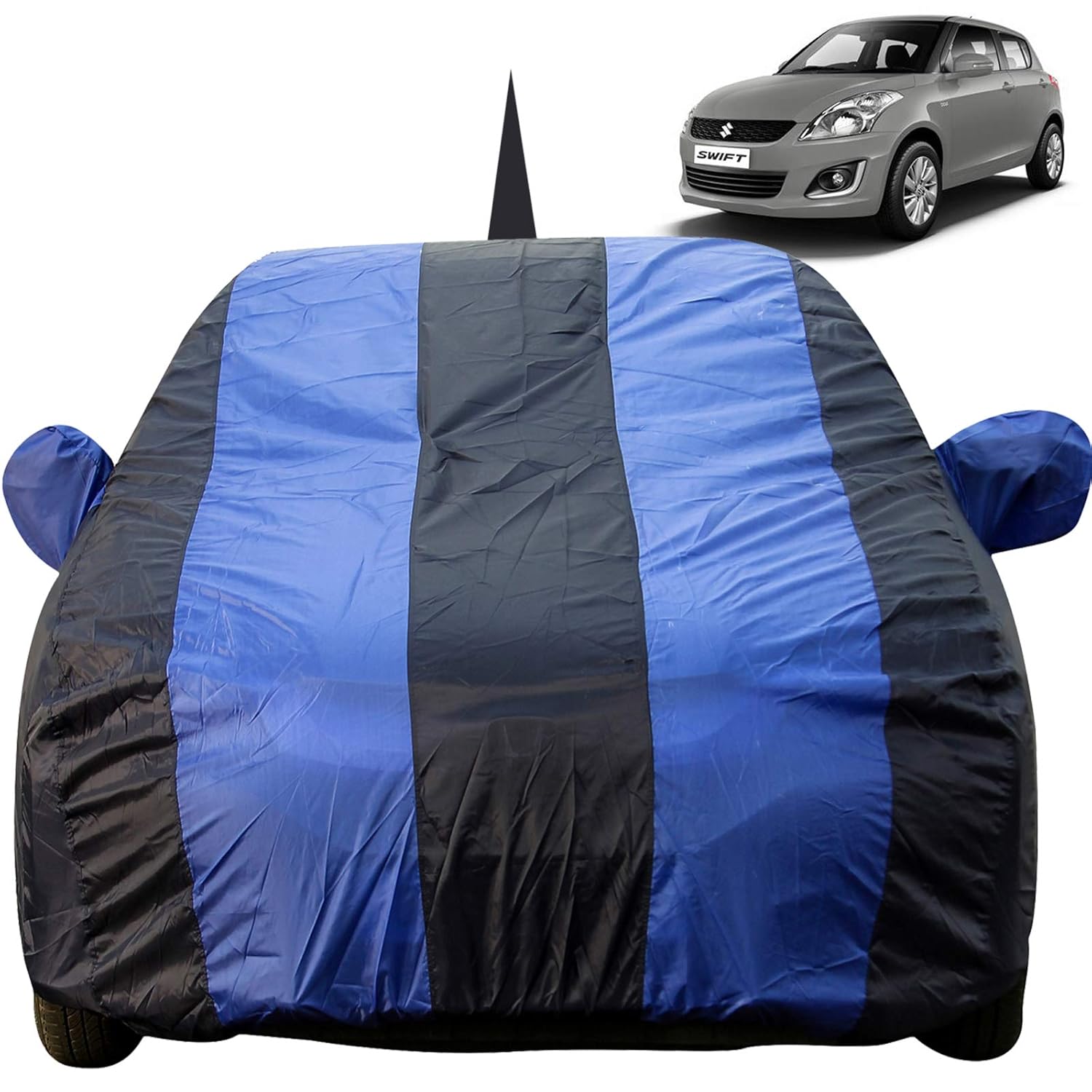 Autofact Car Body Cover for Maruti Swift (2005 to 2017) with Mirror and
