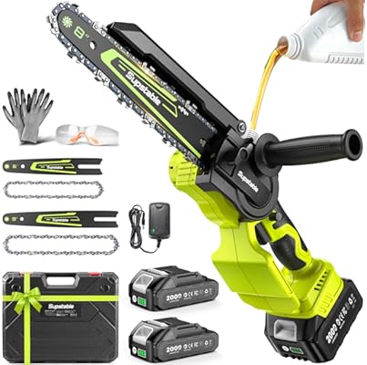 Mini Cordless Chainsaw 8" & 6" Bars 1