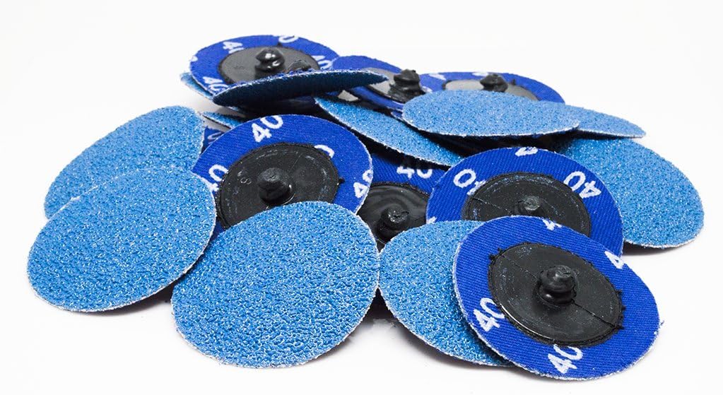 2" Roloc Zirconia Quick Change Sanding Discs 120 Grit - 25 Pack