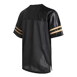 DEHANER Black Football Jersey for Men Women Family