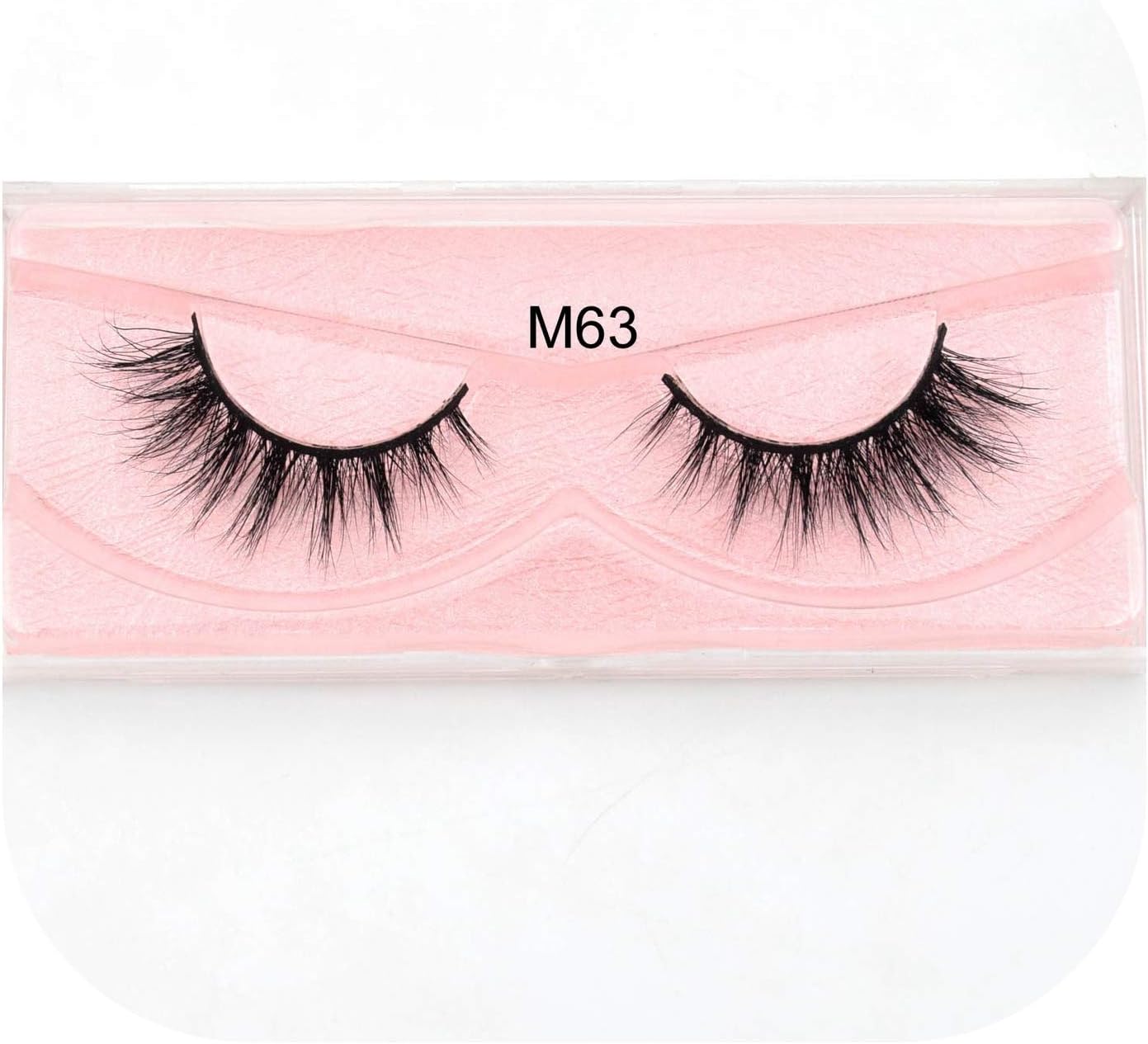 Mink Lashes 3D Mink Eyelashes 100% Cruelty Free Lashes Handmade Reusable Natural Eyelashes Popular False Lashes Makeup,M63