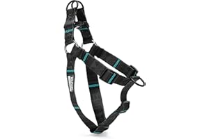 WOLFGANG MAN & BEAST Wolfgang Premium No Pull Dog Harness, Dog Harness for Large Dog, Durable & Easy to Clean Nylon with Quick Clip Buckles, for Training & Daily Use, Made in USA, NightOwl Print, (1 Inch x 20-30 Inch)