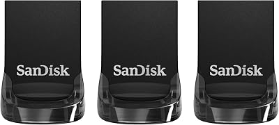 SanDisk Ultra Fit 32GB USB 3.1 Flash Drive Triple Pack