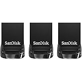 SanDisk 32GB 3-Pack Ultra Fit USB 3.1 Flash Drive (3x32GB) - SDCZ430-032G-G46T Black