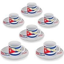 【Cooper Brothers】 ファルコンとマスカロン ティーセット 4点 Amazon.com | Generic Cuban Expresso Cup Set 6 cups 6 saucers