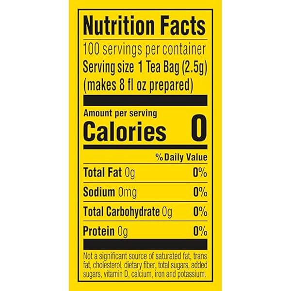 LIPTON BLACK TEA BAGS, HOT OR ICED, BLACK TEA WITH CAFFEINE, 100CT