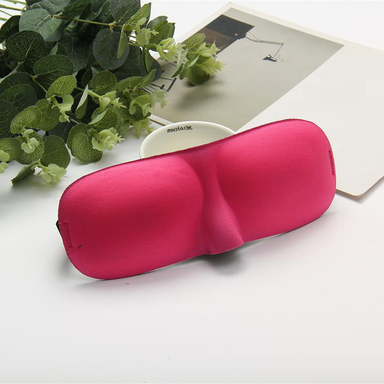 Eye Mask for Sleeping, CHC 3 Pack Sleep Mask with Adjustable Strap 3D Contoured Shape Good Night Eyeshade for Women, Men, Soft Blindfold Great for Travel Naps, Meditation