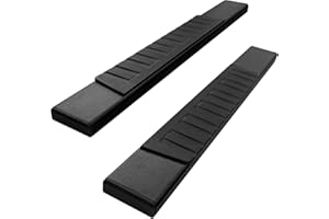 CLIMWA Running Boards Compatible with 2009-2018 Dodge Ram 1500 (incl. 2019-2024 Classic), 2010-2024 2500 & 3500 Regular Cab/Standard/Single Cab 6 Inch Side Steps Nerf Bars Step Rails Black