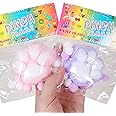 2pcs Squishy,Cat Paw Squishy Toys,Cat Paw Squeeze Toys,Cute Kawaii fufu Squishies,Sticky Squishy Cat Paw Fur Ball,Jelly Kitty Paw Squishy Funny Fidget Toys Novelty Things Suitable for Adults Kids