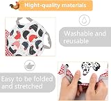 AIEX 4 Pack Chicken Saddle Hen Apron Poultry Back Wing Protection Elastic Straps view 4
