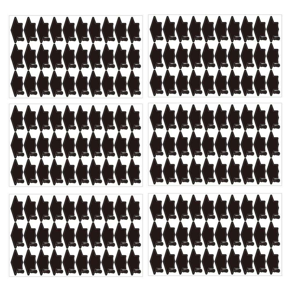 Toyvian 6 Sheets Graduation Cap Stickers 2022 Graduation Stickers Class of 2022 Envelope Party Favor Labels Boxes Party Supplies