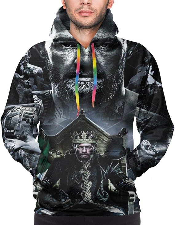 Amazon Co Jp 人気のメンズパーカー コナーマクレガーconor Mcgregor 春 秋 冬のパーカー カジュアル ショッピング スポーツ 旅行 パーソナリティプリントクールなパターン人気のパーカー 服 ファッション小物