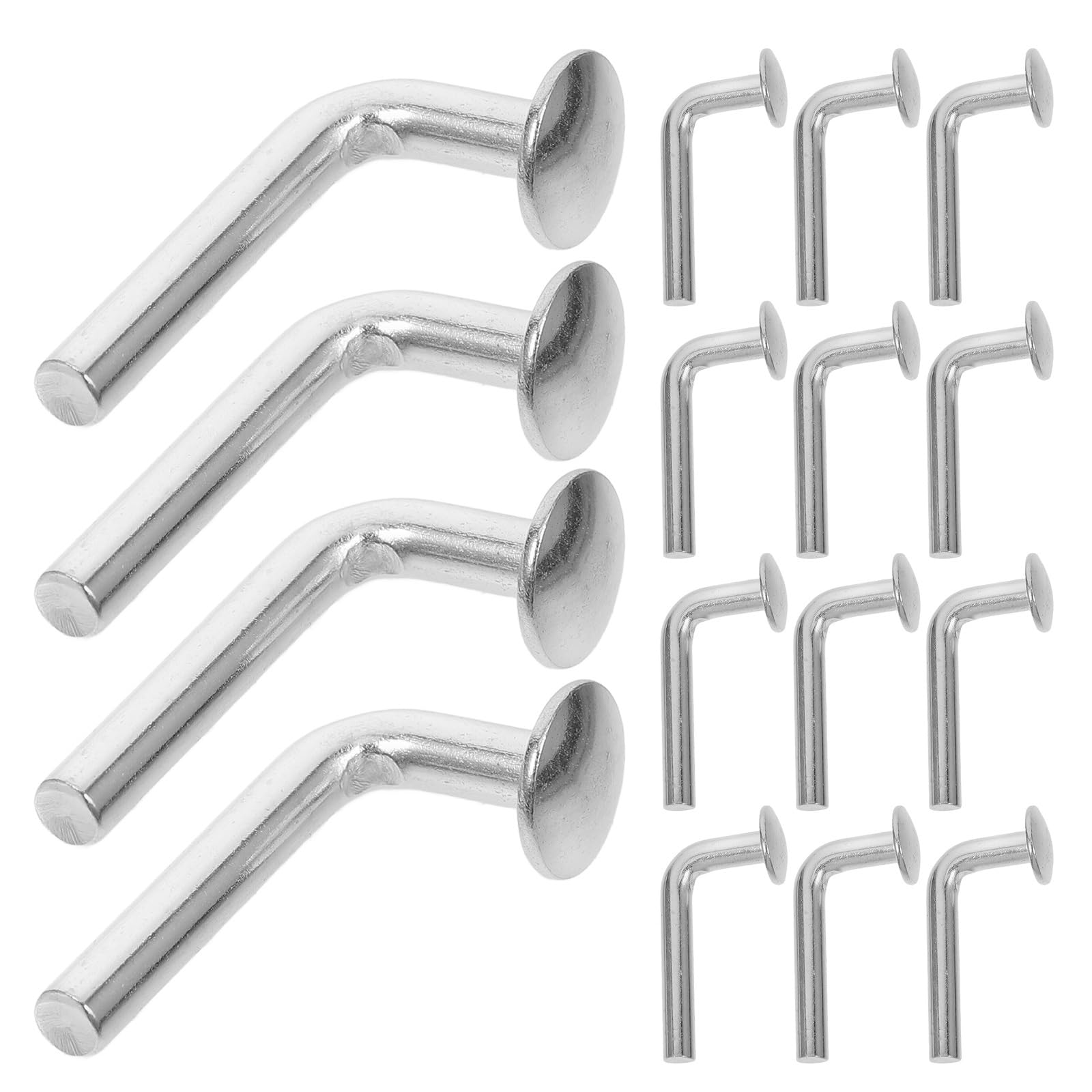 Mipcase Pallet Rack Safety Bolts - 100pcs Universal Pallet Rack Drop Pin Heavy Duty J Bolt Safety Clip Pallet Racking Drop Pin for Home, or DIY Shelving Project