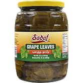 Sadaf Grape Leaves - Grape Leaves for Cooking - Ideal to Wrap and Stuff Dishes - Healthy Grape Leaves for Dolma - Middle Eastern Cuisine - 32 oz Jar