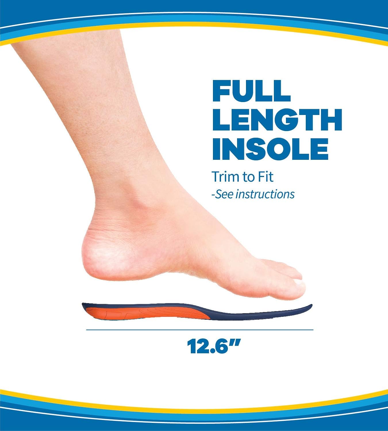 Dr. Scholl’s EXTRA SUPPORT Insoles // Superior Shock Absorption and Reinforced Arch Support for Big & Tall Men To Reduce Muscle Fatigue so You Can Stay on Your Feet Longer (for Men's 8-14): Health & Personal Care