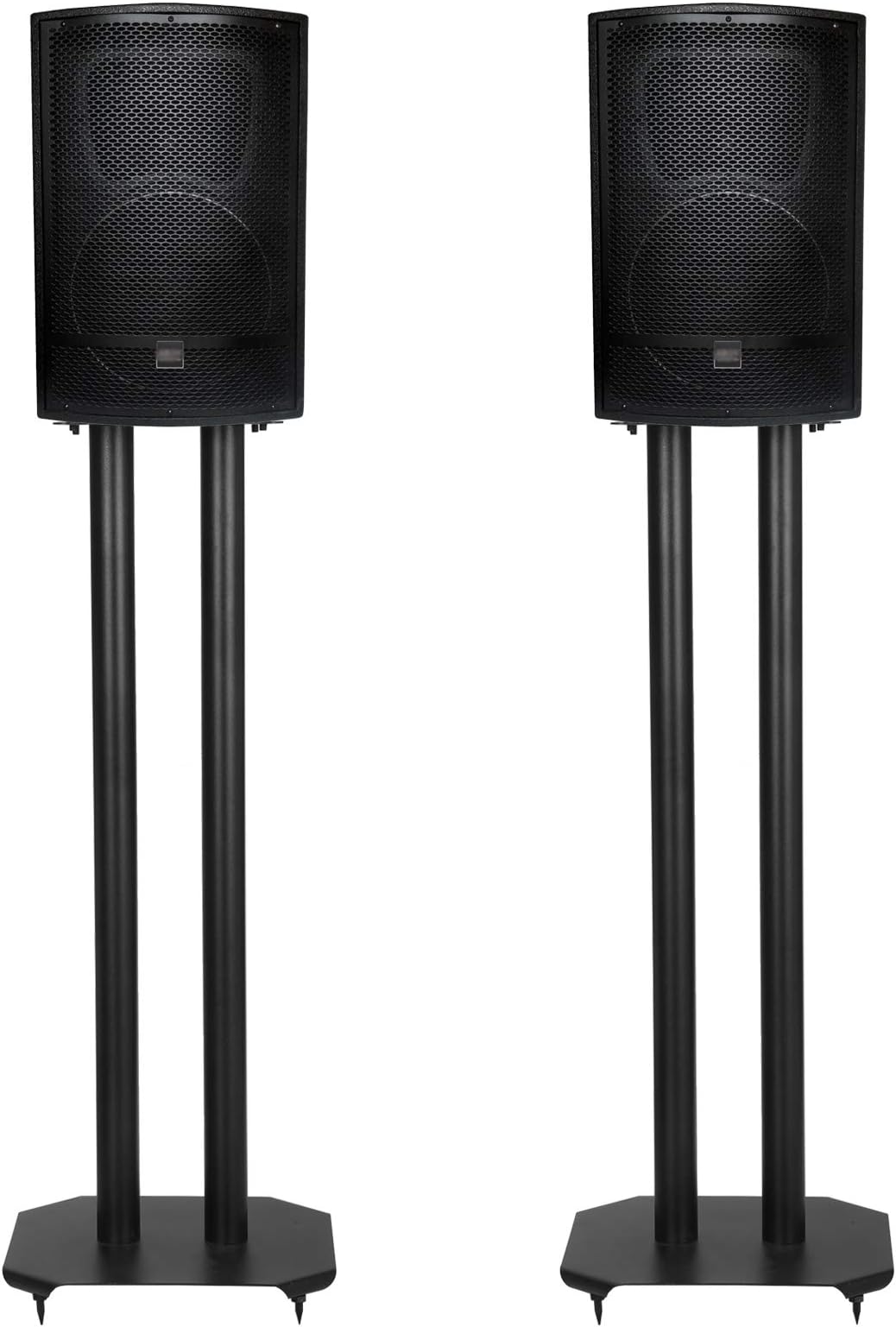 JupiterForce 24" Speaker Stands with Surround Sound, 2 Sets