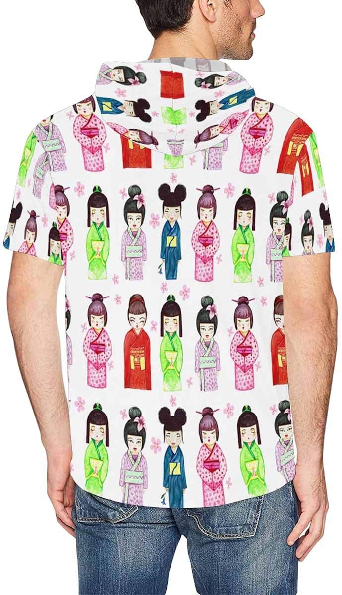 INTERESTPRINT Mens Hoodies Shirts 