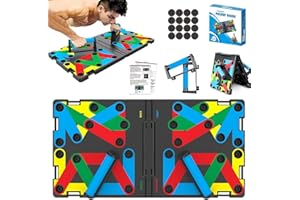 BERLENG Solid Push Up Board Home Workout Equipment Multi-Functional Pushup Stands System Fitness Floor Chest Muscle Exercise Professional Equipment Burn Fat Strength Training Arm Men & Women Weights , Best Choice for Daily Gifts